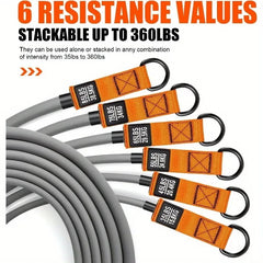 Resistance Strap With Handles For Strength Training