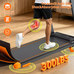 3 In 1 Foldable Walking Pad Treadmill Incline