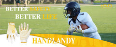Youth American Football Receiver Gloves – Enhanced Grip