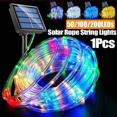 Outdoor Solar LED Rope Fairy String Lights