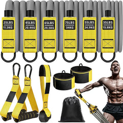 Resistance Strap With Handles For Strength Training
