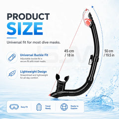 Full Dry Snorkel With Purge Valve