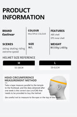 Professional Ski Helmet with Integrated Goggles