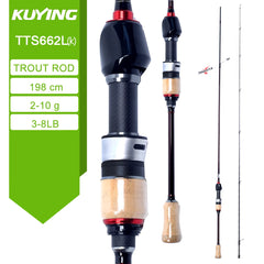 Carbon BFS Spinning Casting Fishing Rod