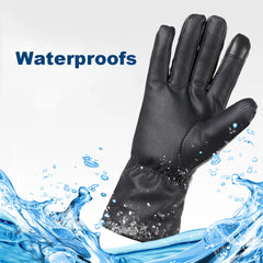 Rechargeable Heated Winter Gloves with Touchscreen