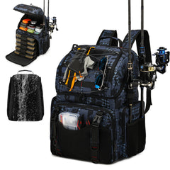 45L Fishing Backpack Cooler Tackle Storage Bag