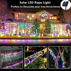 Outdoor Solar LED Rope Fairy String Lights