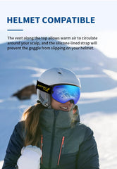 UV400 Anti-Fog Ski & Snowboard Goggles