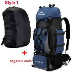 90L Waterproof Hiking Camping Backpack Large Capacity