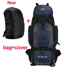 90L Waterproof Hiking Camping Backpack Large Capacity