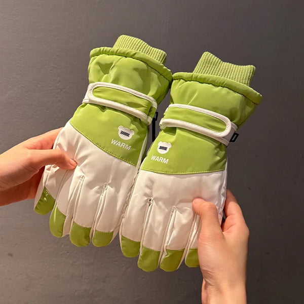 Warm Waterproof Touchscreen Ski Gloves for Men & Women