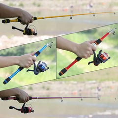 Telescopic Fishing Rod & Spinning Reel Combo Kit