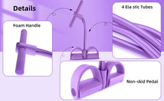 4-Level Resistance Band Tensioner with Handles