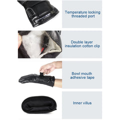 Rechargeable Heated Winter Gloves with Touchscreen