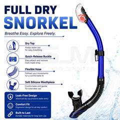 Full Dry Snorkel With Purge Valve
