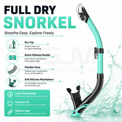 Full Dry Snorkel With Purge Valve