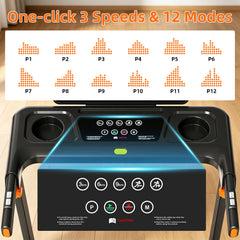 3 In 1 Foldable Walking Pad Treadmill Incline