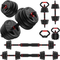 Adjustable 5 In 1 Dumbbell Weight Set