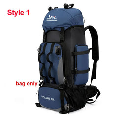 90L Waterproof Hiking Camping Backpack Large Capacity