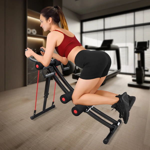 Foldable Ab Machine Core Trainer LCD