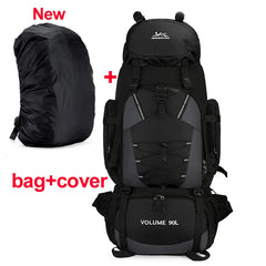 90L Waterproof Hiking Camping Backpack Large Capacity