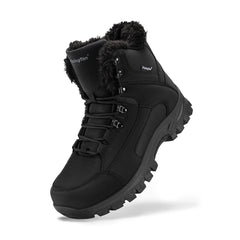 Men's Warm Winter Snow Boots – Wide Fit