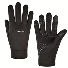 Waterproof Thermal Sports Gloves with Grip