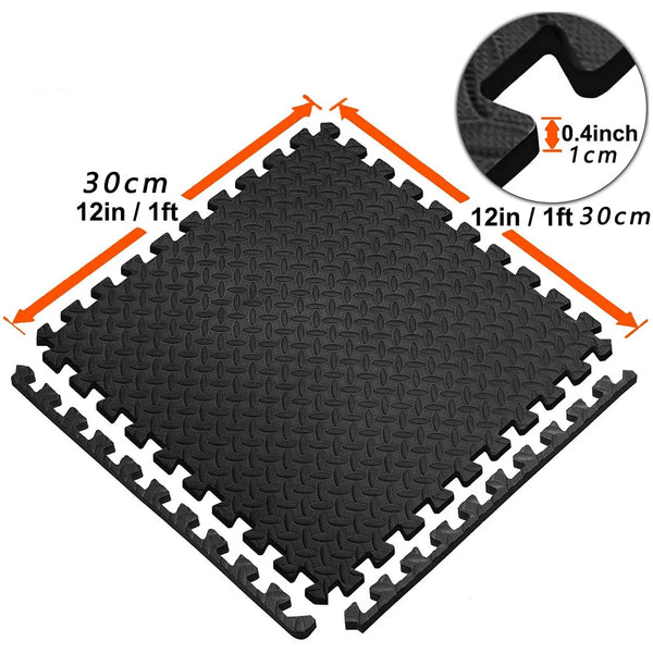 EVA Interlocking Foam Fitness Floor Mat Tiles