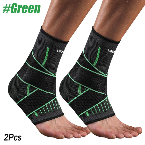 Adjustable Compression Ankle Brace Support Sleeve