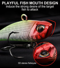 Spinner VIB Fishing Lure with Rotating Tail