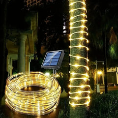 Outdoor Solar LED Rope Fairy String Lights