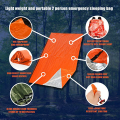 Portable Waterproof Emergency Survival Thermal Sleeping Bag