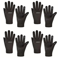 Waterproof Thermal Sports Gloves with Grip