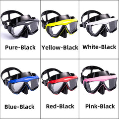 Optical Myopia Snorkel Set Panoramic Diving Mask