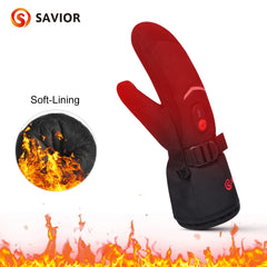 Waterproof Heated Winter Gloves for Skiing & Cycling