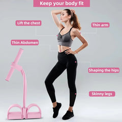 4-Level Resistance Band Tensioner with Handles