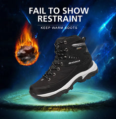 BONA New Hot Style Men Hiking Shoes Winter Outdoor Walking Jogging Shoes Mountain Sport Boots Climbing Sneakers