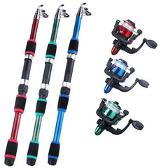 Telescopic Fishing Rod & Spinning Reel Combo Kit