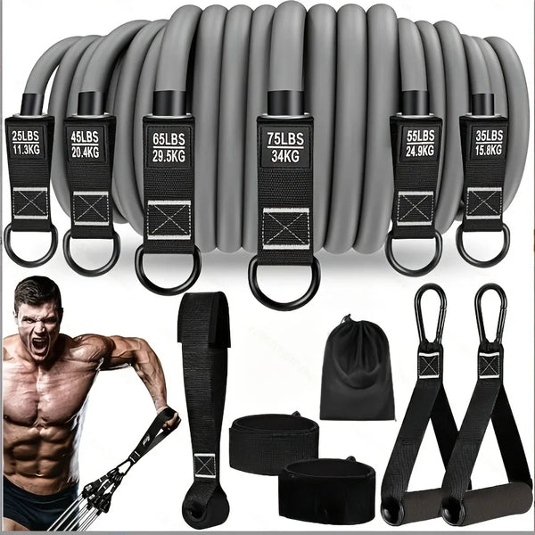 Resistance Strap With Handles For Strength Training