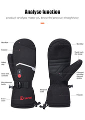 Waterproof Heated Winter Gloves for Skiing & Cycling