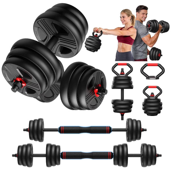 Adjustable 5 In 1 Dumbbell Weight Set