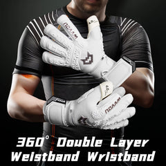 WVVOU Soccer Goalie Gloves with Finger Protection