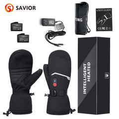 Waterproof Heated Winter Gloves for Skiing & Cycling