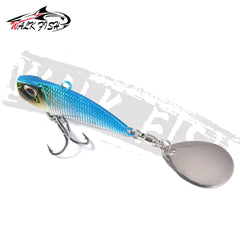 Spinner VIB Fishing Lure with Rotating Tail