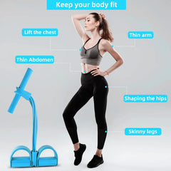4-Level Resistance Band Tensioner with Handles