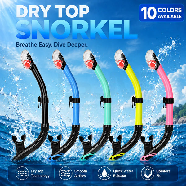 Full Dry Snorkel With Purge Valve