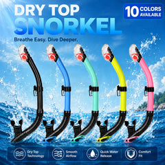 Full Dry Snorkel With Purge Valve
