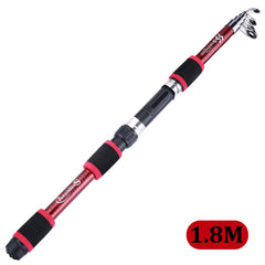 1.8M Telescopic Fiberglass Fishing Rod Children