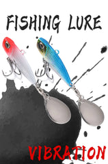 Spinner VIB Fishing Lure with Rotating Tail