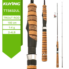 Carbon BFS Spinning Casting Fishing Rod